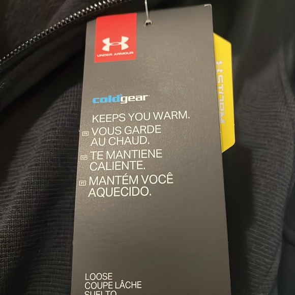 NWT Under Armour cold gear loose black performer jacket - Picture 6 of 13